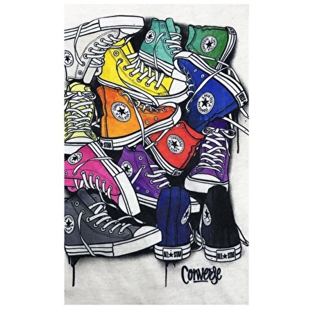 Converse Temalı Buff Boyunluk Bandana No:53