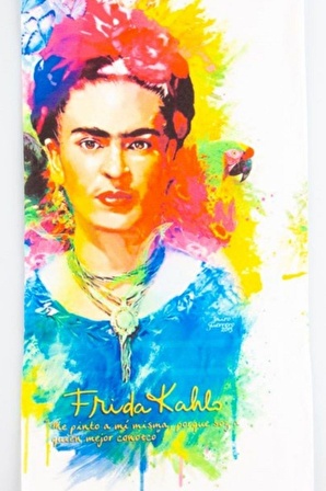 Frida Kahlo Temalı Buff Boyunluk Bandana No:4