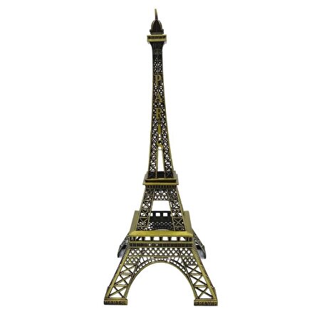 Minyatür Metal Eyfel Kulesi Dekoratif Biblo 32cm