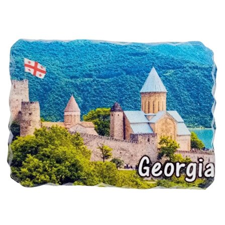 Gürcistan Temalı Kırık Magnet