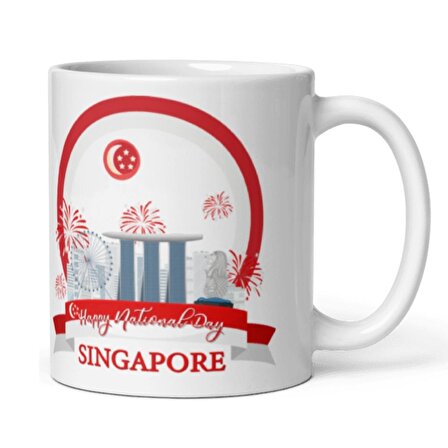 Singapur Hediye Kutusu 10 Parça Kupa Magnet Anahtarlık Kutu