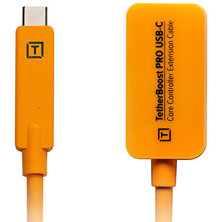 Tether Tools TBPRO3-ORG 5m USB-C Core Controller Extension Cable Uzatma Kablosu