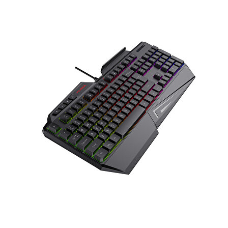 XASER KB488L MULTI-FUNCTION RGB KABLOLU OYUNCU KLAVYE