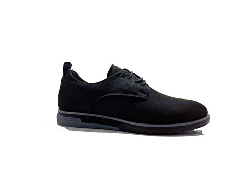 Conteyner 206 Siyah/Nubuk Erkek Günlük Ayakkabı 