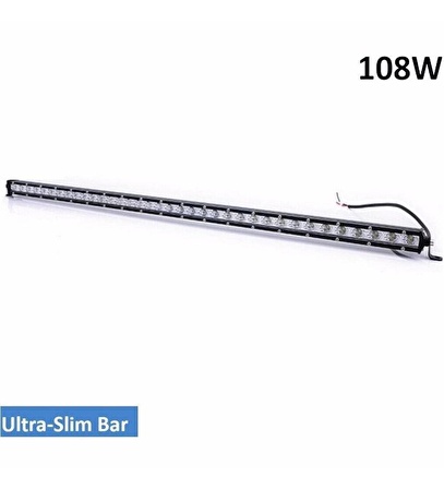 OFF ROAD LED BAR 97 CM 108W BEYAZ IŞIK SLİM TEK SIRA