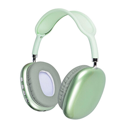  P9 Hi-Fi Ses Kalitesi Ayarlanabilir ve Katlanabilir Kulak Üstü Bluetooth Kulaklık