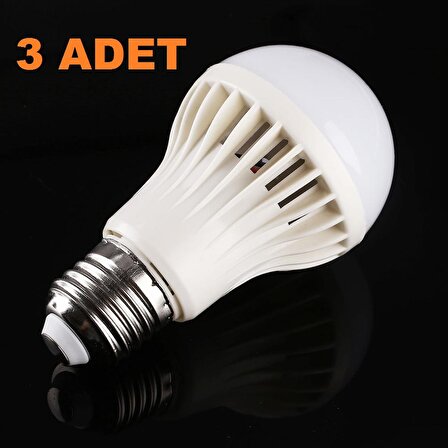 9W Enerji Tasarruflu Led Ampul ( 3 Adet )