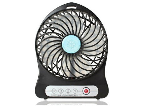 Şarjlı Taşınabilir Mini Fan - Vantilatör