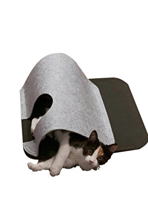 Lizzo Kedi Tüneli Evcil Hayvan Oyuncağı Yavru Yetişkin Kedi Yuvası Yatağı Tünel Evi