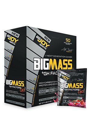 Bigjoy Sports Bigmassgo 50 Paket Mass Gainer Gh Factors Çilekli