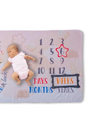 Yg Home Bebek Anı Battaniyesi Yeni Doğan Konsept 75x150cmFotoğraf Çekim Örtüsü 