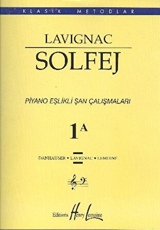 Lavignac 1A - Solfej Piyano Eşlikli Şan Çalışmaları
