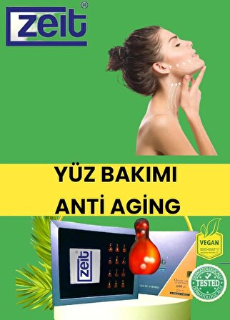 Gözenek Sıkılaştırıcı Anti Aging Yüz Bakım Kremi Doğal Nemlendirici Aktif Ozon Kapsülleri 12 Ad