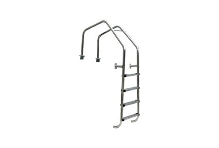 Açık Tip Flanş Bağlantılı Paslanmaz Çelik Plastik 3 Basamaklı Merdiven (AISI 304)