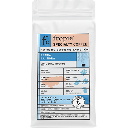 Fropie Orta İçim Öğütülmüş Honduras Filtre Kahve 250 gr