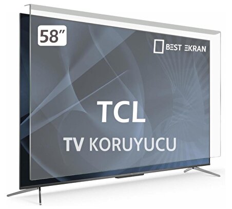 TCL 58P635 Tv Ekran Koruyucu - TCL 58" inç Tv Ekran Koruyucu