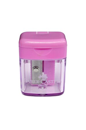 Faber-castell Tek Gözlü Mini Box Kalemtıraş Pastel Pembe