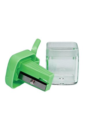 Faber-castell Tek Gözlü Mini Box Kalemtıraş Pastel Yeşil