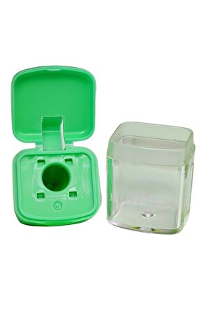 Faber-castell Tek Gözlü Mini Box Kalemtıraş Pastel Yeşil