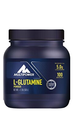 Multipower Glutamin 500Gr 100 Servis Saf Pure L-Glutamine Powder