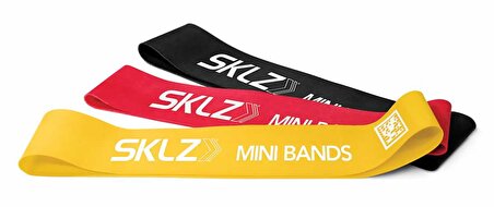 Sklz Mini Bands (Set Of 3 Bands) - Antrenman Bant Seti