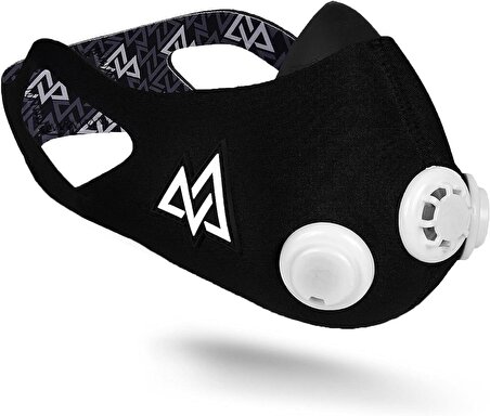 TRAININGMASK Yükseklik Eğitim Maskesi 2.0 - Fitness, Antreman - Siyah/Beyaz