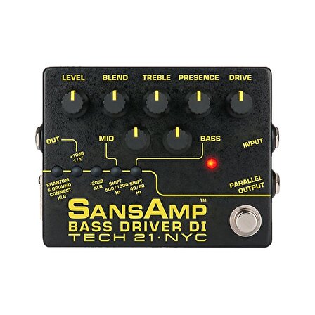 Tech 21 BSDRv2 SansAmp Bass Driver (2. Nesil) Efekt Pedalı