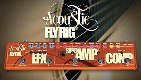 Tech 21 Acoustic Fly Rig Akustik Gitar Efekt Prosesör