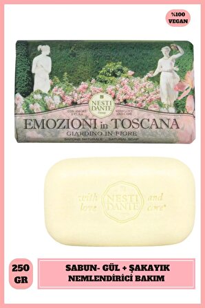 Sabun Emozioni in Toscana Blooming Garden Vegan Bakım 250 g