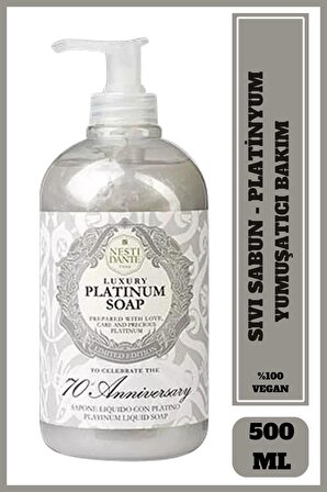 Sıvı Sabun Luxury Platinum Yumuşatıcı Vegan Bakım 500 ml