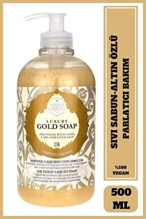 Sıvı Sabun Luxury Gold Parlatıcı Vegan Bakım 500 ml