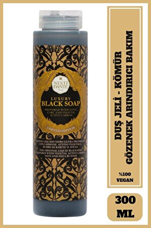 Sıvı Sabun Luxury Black Aktif Karbon Arındırıcı Vegan Bakım 300 ml