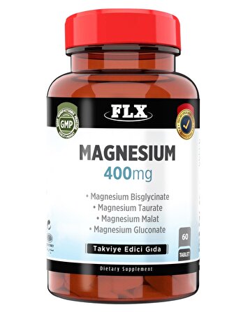Magnesium Bisglisinat Malat Taurat Glukonat 60 Tablet