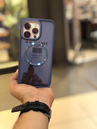  İphone 15 PRO MAX Renkli MagSafe Kılıf