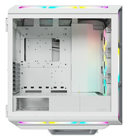 Corsair iCue 5000T CC-9011231-WW 3 Fanlı Beyaz ATX Oyuncu Bilgisayar Kasası