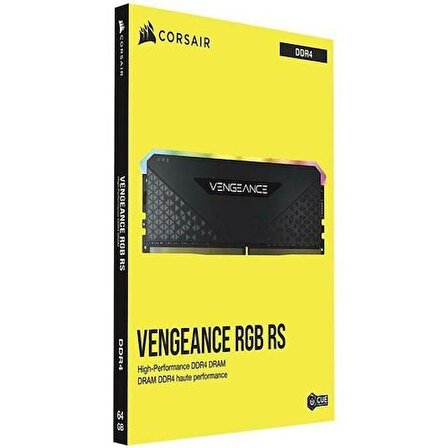 Corsair Vengeance RS RGB 16GB (2x 8GB) 3200 MHz DDR4 CL16 Dual Kit Ram - Siyah CMG16GX4M2E3200C16