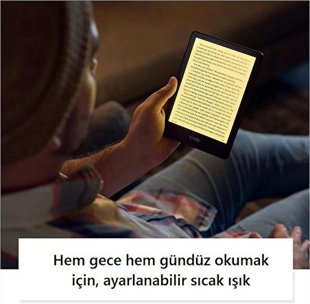 Amazon Kindle Paperwhite 5 11.Gen 16 GB - Warm Light - Denim - Reklamlı