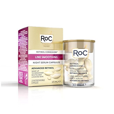 Roc Retinol Tüm Cilt Tipleri İçin Su Bazlı Yağsız Nemlendirici Yüz Bakım Serumu 10 x 3 ml