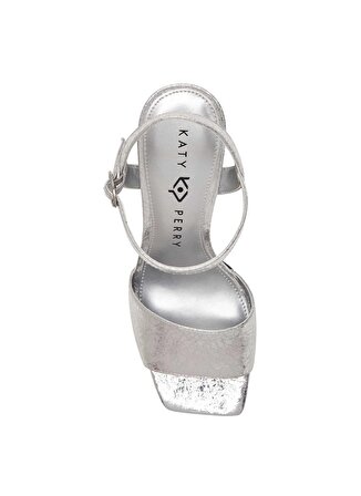 Katy Perry Gümüş Kadın Topuklu Sandalet KP2966