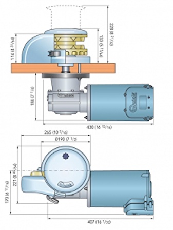 Regal Dik Irgat 2000W 24V Kavaleta 12/13 mm Maks Çalışma Yükü 750 KG