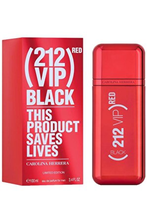 Carolina Herrera 212 VIP Black Red EDP 100 ml Erkek Parfüm