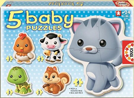Educa Bebek Puzzle Baby Hayvanlar