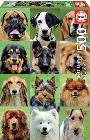 Educa Puzzle Dogs Collage 500 Parça Puzzle