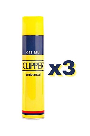 Clipper Çakmak Gazı 250 Ml Gas Azul 3 Adet
