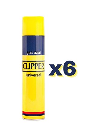 Clipper Çakmak Gazı 250 Ml Gas Azul 6 Adet