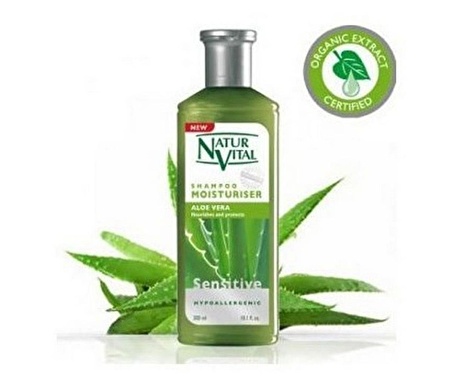 Natur Vital Organik Sertifikalı Aloe Vera Şampuan 300 Ml