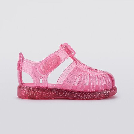 Igor Tobby Gloss Glitter Kız Çocuk Fuşya Simli Sandalet