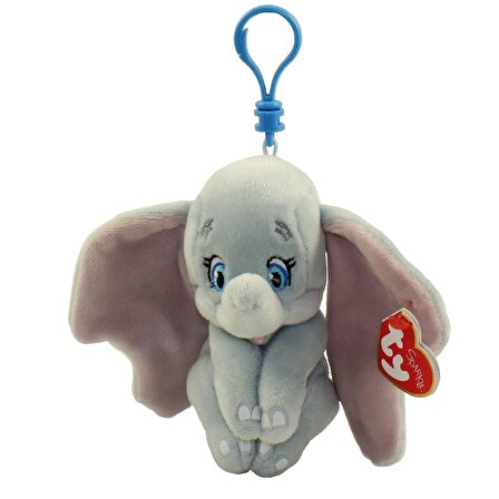 TY Sparkle Sesli Fil-Dumbo Peluş Anahtarlık
