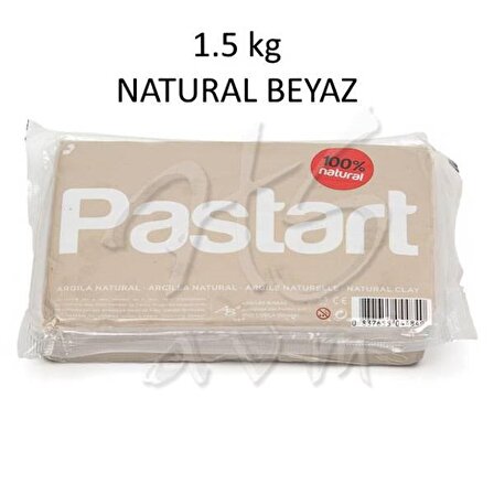Bisbal Pastart Doğal Model Kili 1500g Natural Beyaz