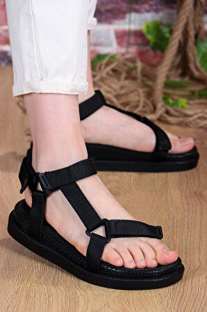 Vojo 1100 Comfort Taban Cırtlı Kadın Sandalet 2 Renk